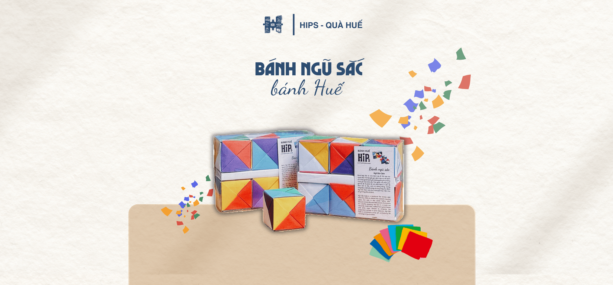 Bánh Ngũ Sắc tinh hoa truyền thống Huế
